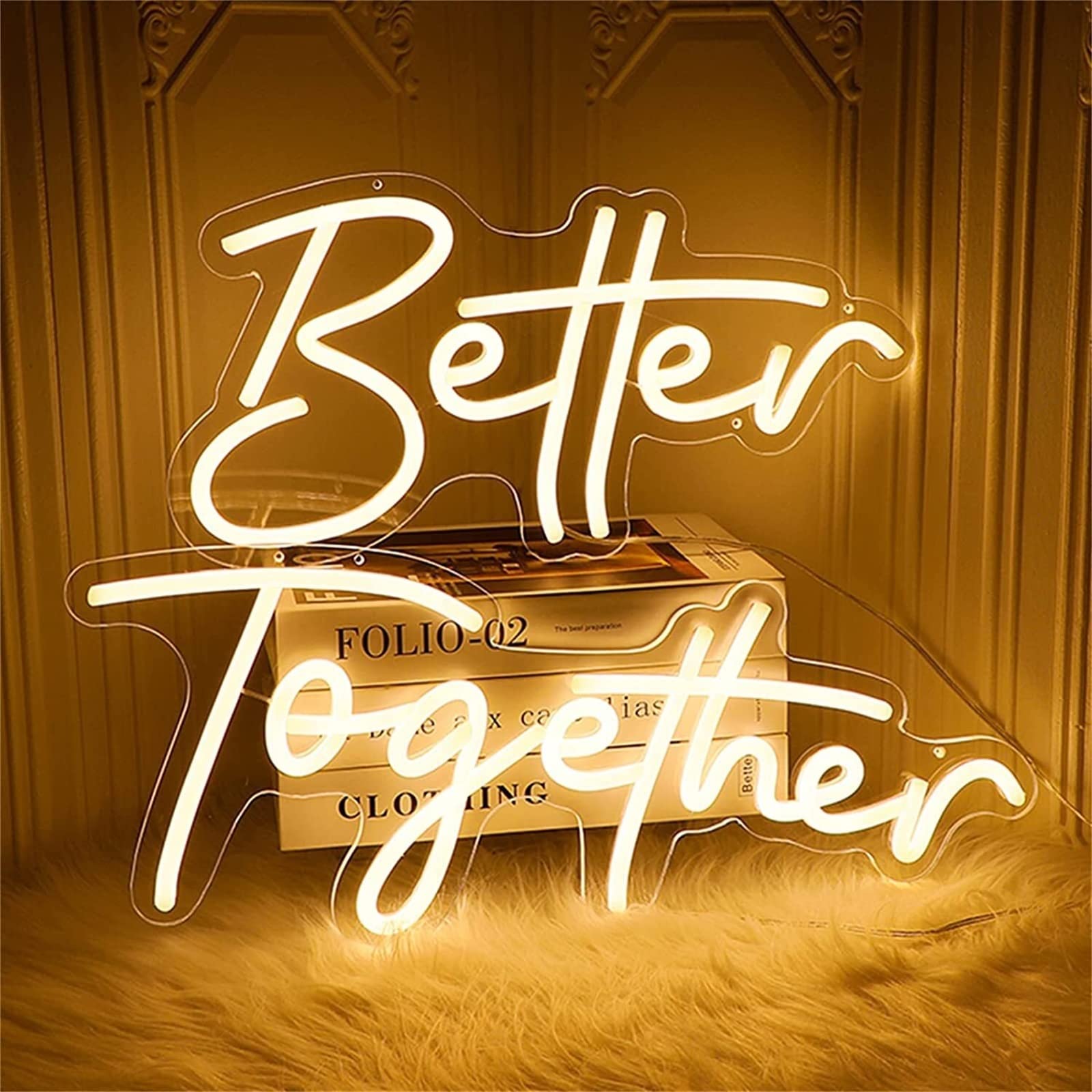 結婚式 ネオンサイン ネオンライト better together Amazon | Better Together ネオンサイン、結婚披露宴の装飾